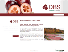 Tablet Screenshot of naturex-dbs.com